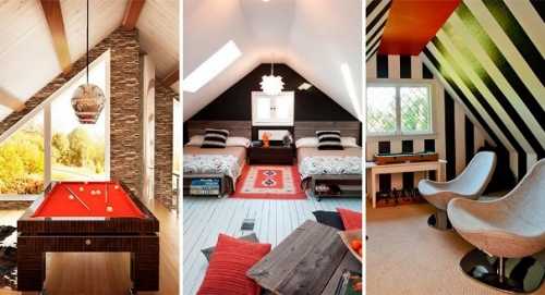 Чердак в частном доме: идеи интересного оформления Чердак в частном доме: идеи интересного оформления