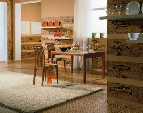 Пробка как отделочный материал Пробка как отделочный материал