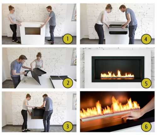 Правила установки биокамина