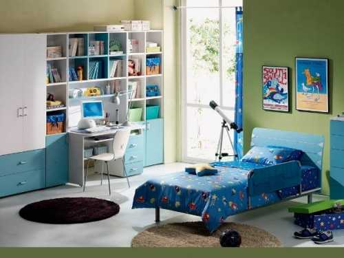 Детская комната в космическом стиле Детская комната в космическом стиле