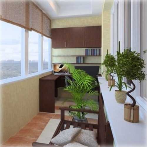 Как сделать кабинет на балконе Как сделать кабинет на балконе