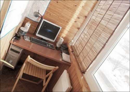 Как сделать кабинет на балконе Как сделать кабинет на балконе