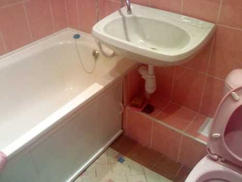 Косметический ремонт в ванной комнате Косметический ремонт в ванной комнате