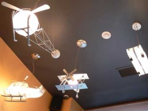 Детская комната в космическом стиле Детская комната в космическом стиле