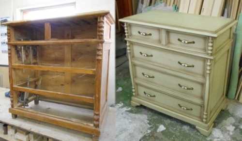 Как обновить старый комод