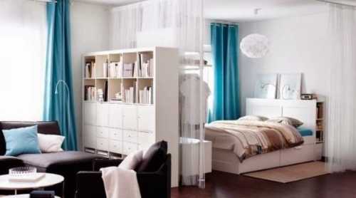 Как выделить спальную зону в однокомнатной квартире Как выделить спальную зону в однокомнатной квартире