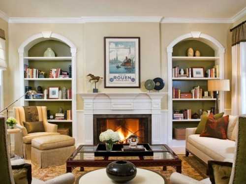 Американский стиль в интерьере гостиной Американский стиль в интерьере гостиной