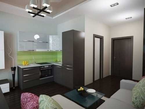 Дизайн квартиры-студии в 18-20 кв.м Дизайн квартиры-студии в 18-20 кв.м