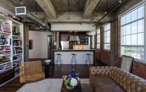 Индустриальный стиль в интерьере комнаты Индустриальный стиль в интерьере комнаты