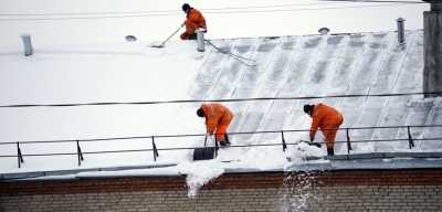 Очистка крыши от снега и наледи Очистка крыши от снега и наледи