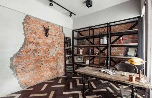 Индустриальный стиль в интерьере комнаты Индустриальный стиль в интерьере комнаты