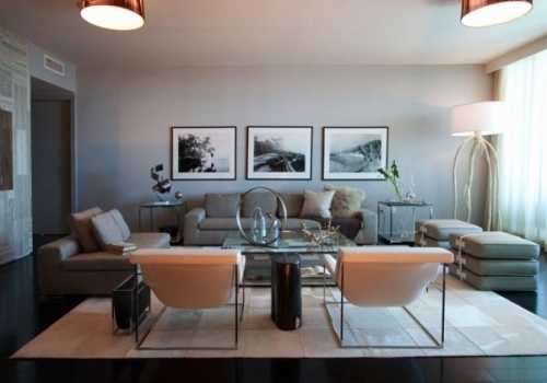 Интерьер комнаты в стиле контемпорари