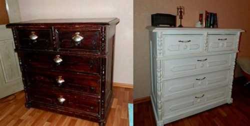 Как обновить старый комод