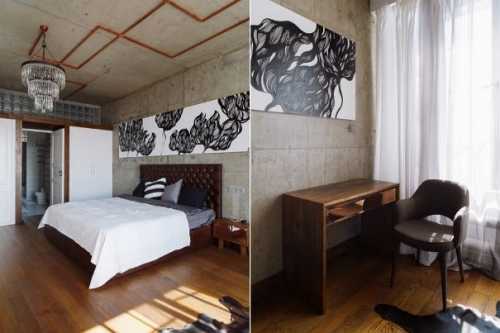 Индустриальный стиль в интерьере комнаты Индустриальный стиль в интерьере комнаты