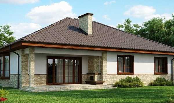 Проекты одноэтажных домов из пеноблоков: особенности очень легких стен