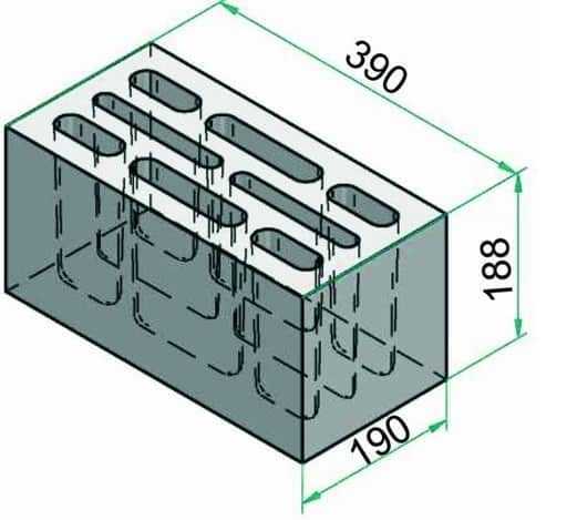 Стандартные размеры шлакоблока Стандартные размеры шлакоблока