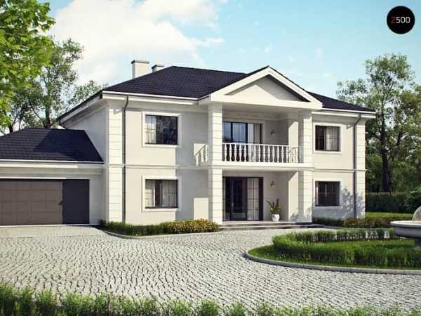 Проект дома с гаражом под одной крышей Проект дома с гаражом под одной крышей