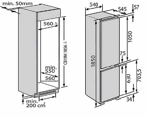 Стандартные размеры холодильника: габариты нормальные и оригинальные Стандартные размеры холодильника: габариты нормальные и оригинальные