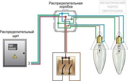 Подключение двойного выключателя: нормы и схемы + инструктаж по монтажу Подключение двойного выключателя: нормы и схемы + инструктаж по монтажу