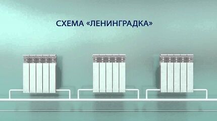 Однотрубная система отопления Ленинградка: схемы и принцип организации