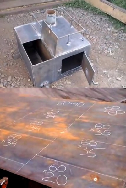 Металлическая печь для бани своими руками Металлическая печь для бани своими руками